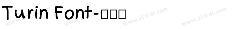 Turin Font字体转换